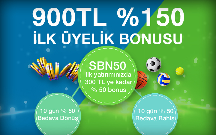 Superbetin İlk Üyelik Bonusu