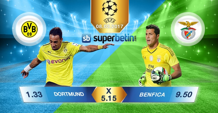 Borussia Dortmund Benfica Bahis Oranları
