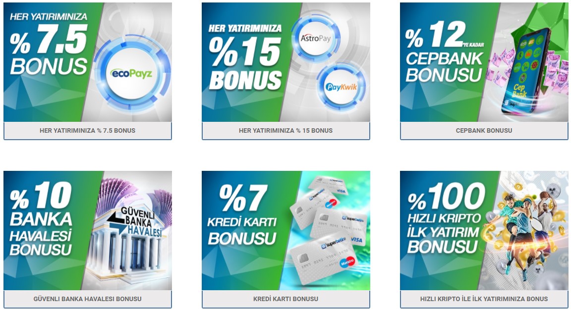 Superbetin Yatırım Bonusları