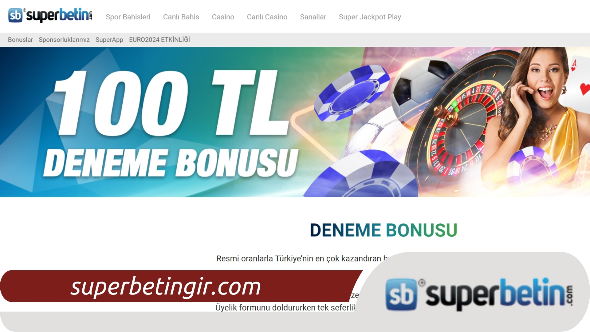 Superbetin Deneme Bonusu
